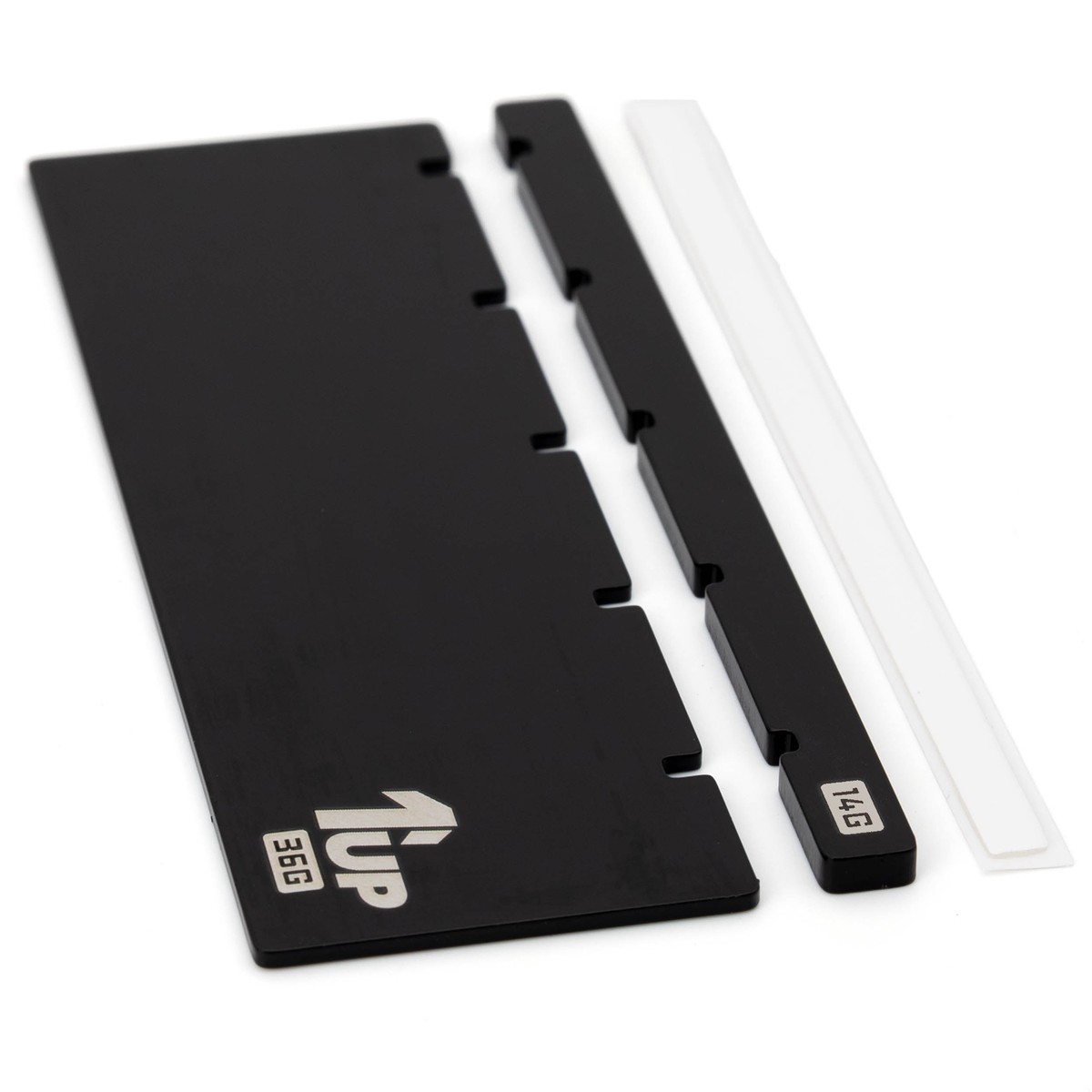 1up Racing Blacked Out Battery Weight Set – Losi NASCAR 50g Set