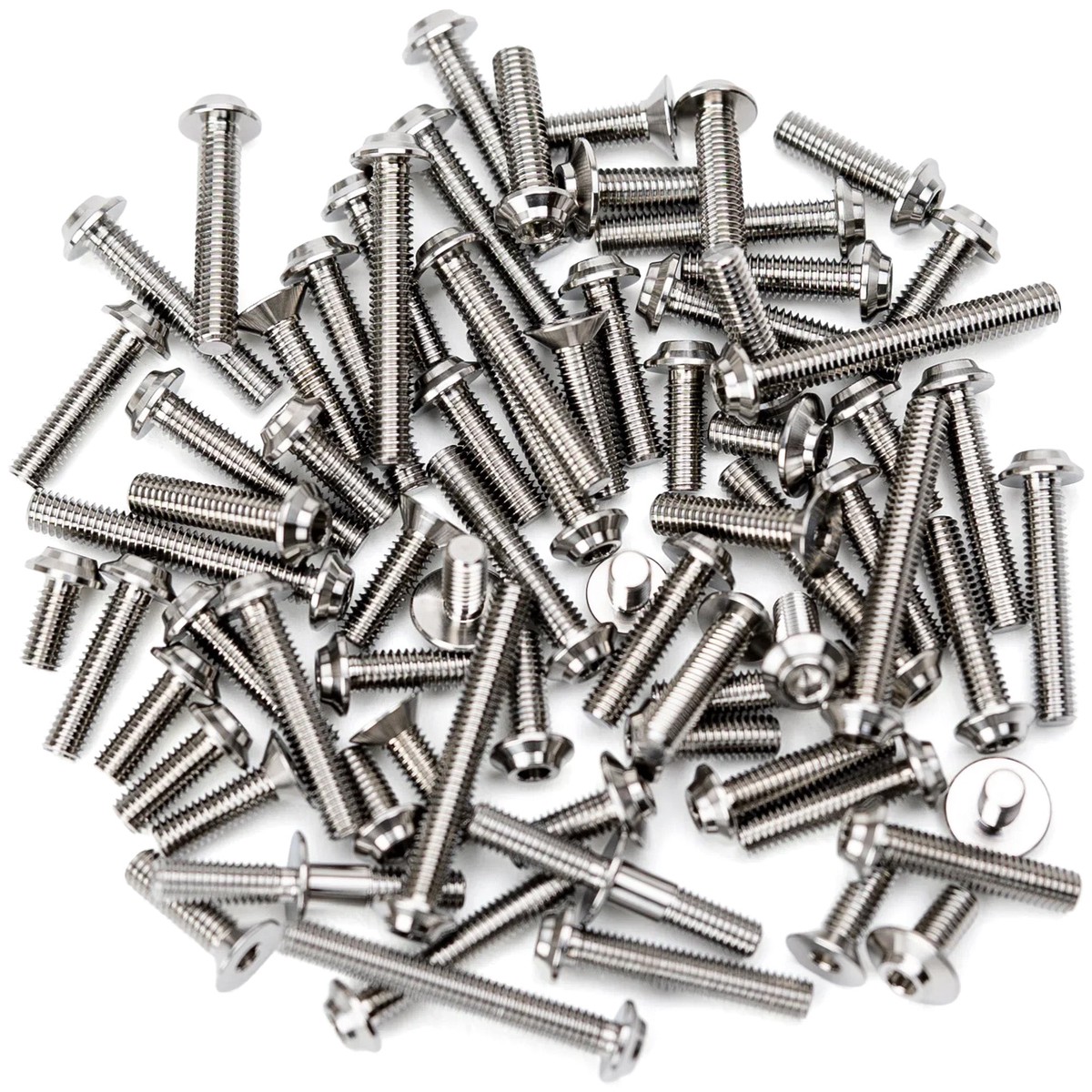 1up Racing Pro Duty Titanium Upper Screw Set – AE RC10B7.1 – 100pcs