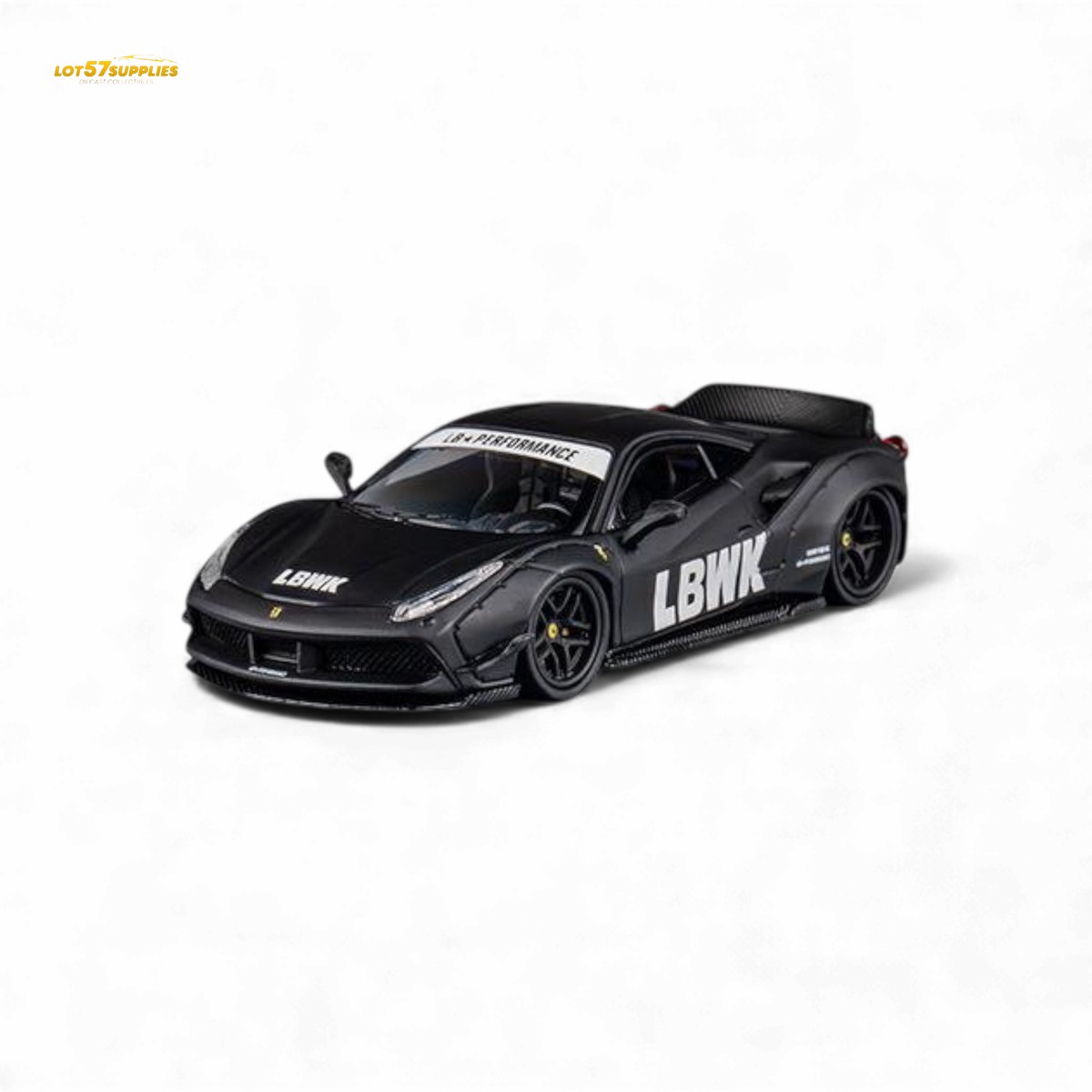 CM Model Ferrari 488 LB Works Black 1:64