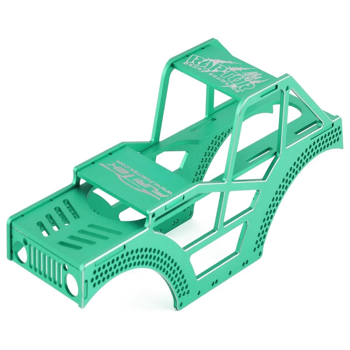 FURITEK FUR-2108 Raptor Aluminum Frame Kit For SCX24 Crawlers – Green Seafoam