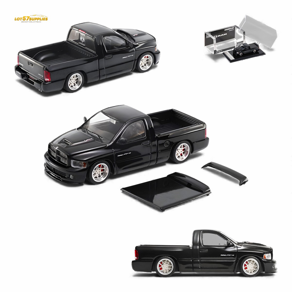 GCD Dodge RAM SRT-10 Black 1:64