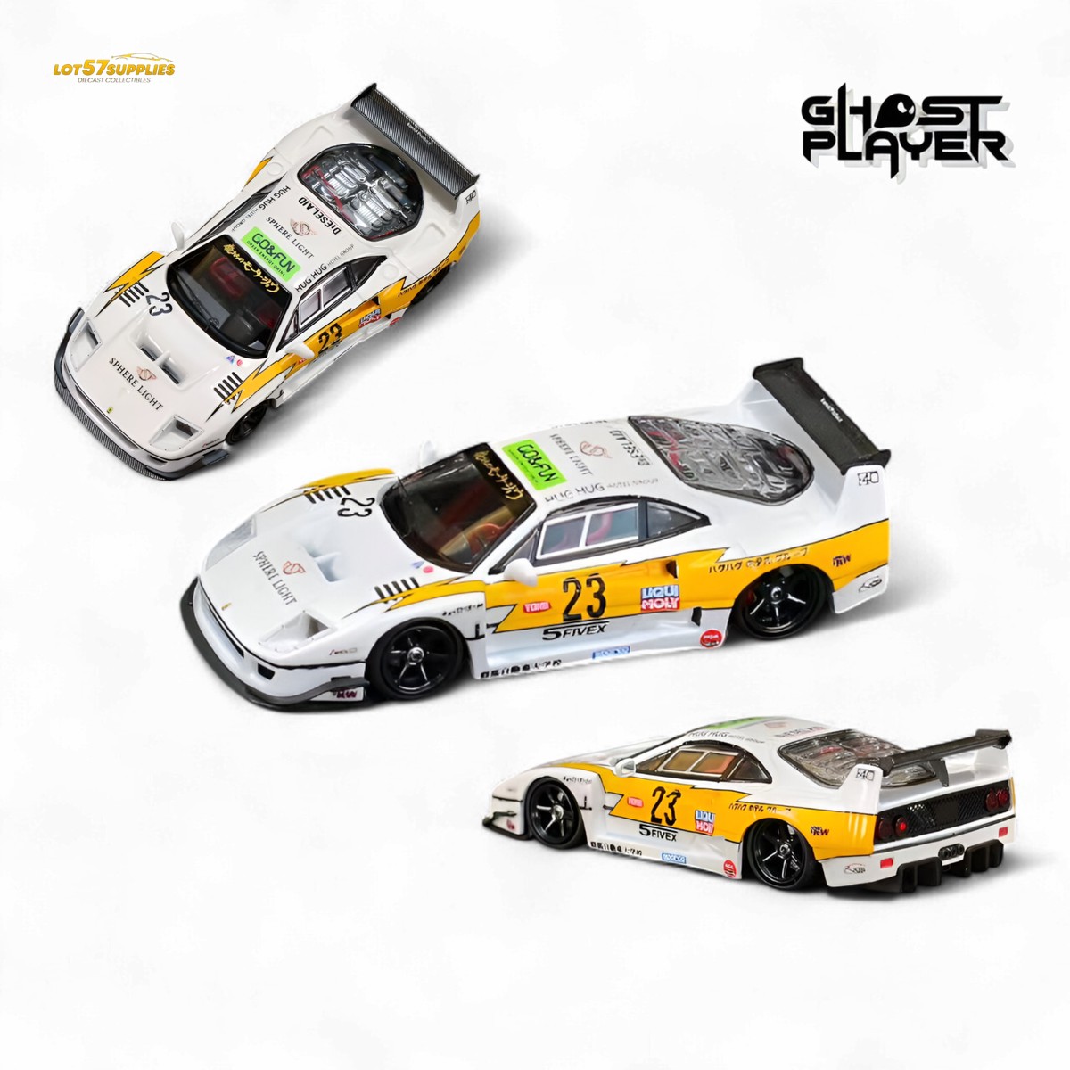 Ghost Player LBWK F40 Yellow Flash #23 1:64