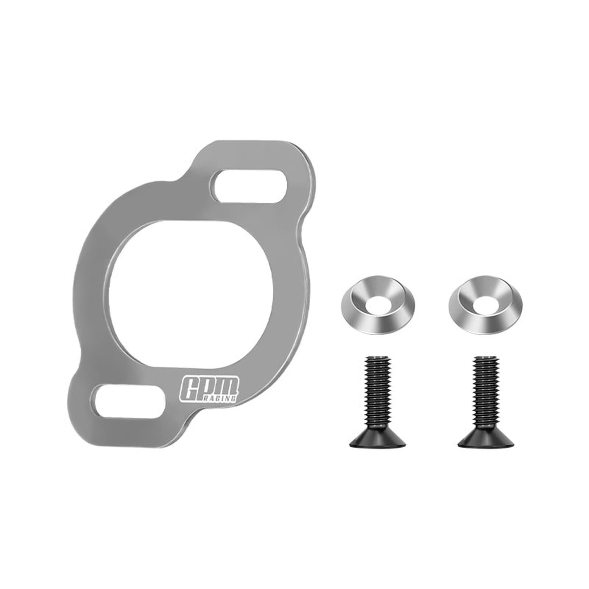 GPM RACING,ARRMA-GORGON STAINLESS STEEL MOTOR MOUNT PLATE MGO018