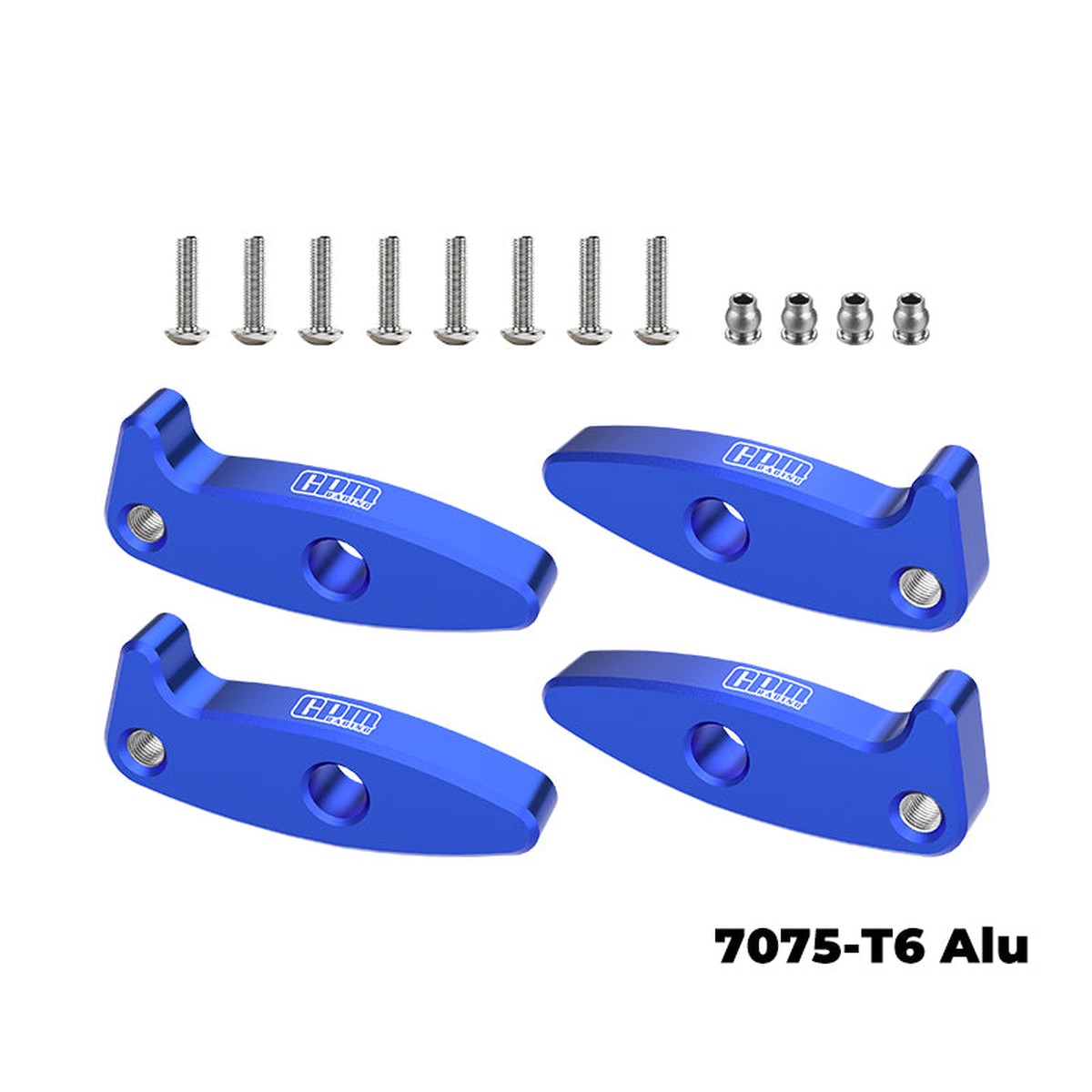GPM RACING,AXIAL-SCX30 7075-T6 ALLOY FLEX BLADES EXTENSIONS (DROOP FLEX MOD) SCX30/2830