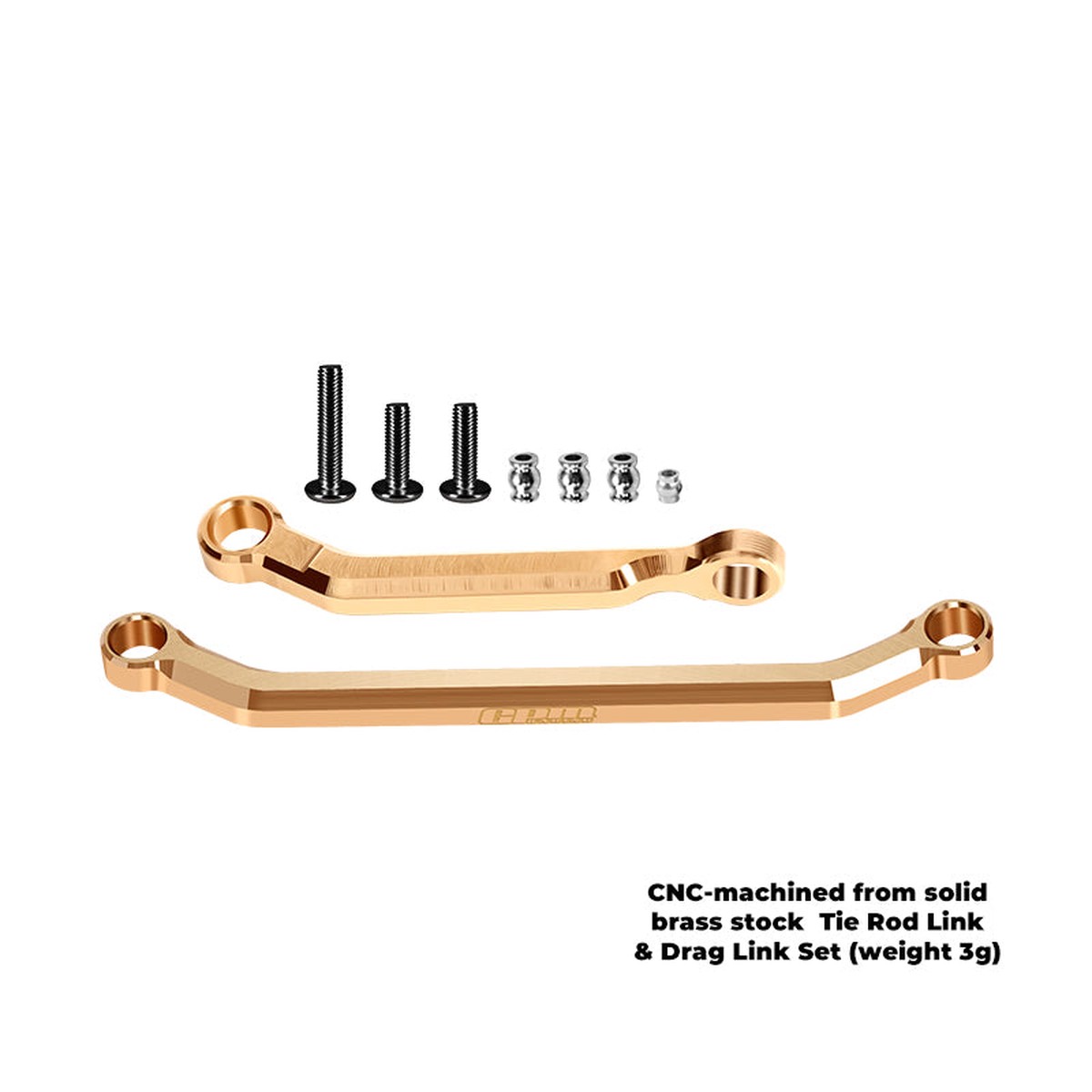 GPM RACING,AXIAL-SCX30 BRASS TIE ROD LINK & DRAG LINK SET SCX30/162X