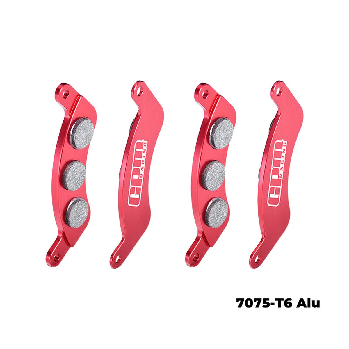GPM RACING,TRAXXAS-FUNCO 7075-T6 ALLOY FRONT BRAKE PADS (LEFT & RIGHT) TPS006/DP