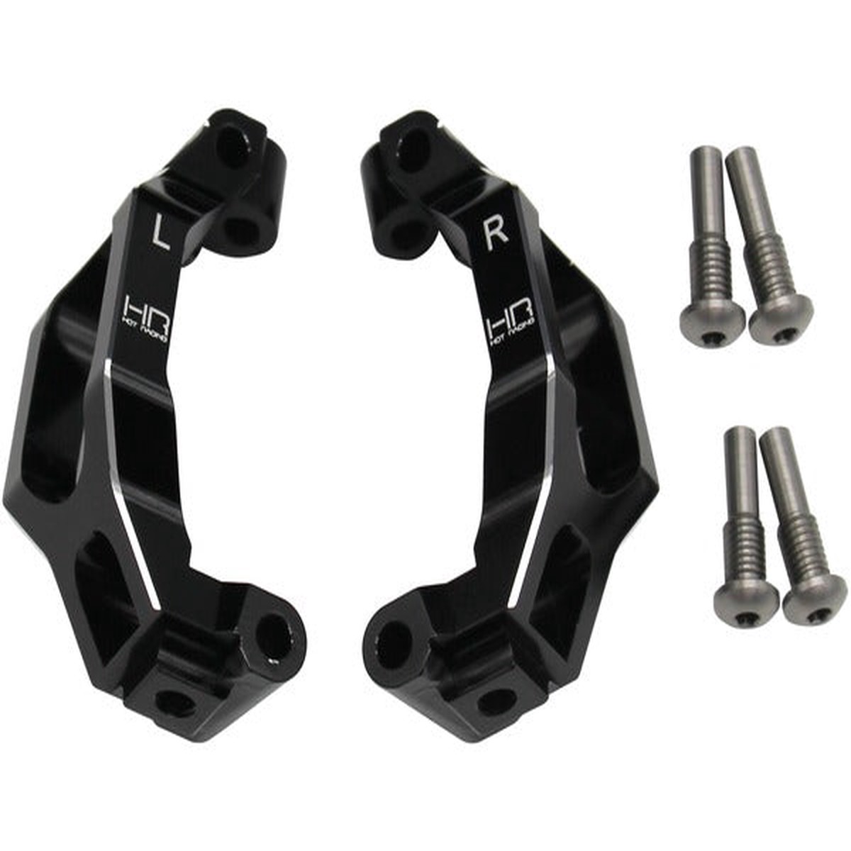 Hot Racing Aluminum Caster Blocks (C-Hubs), for Traxxas Maxx