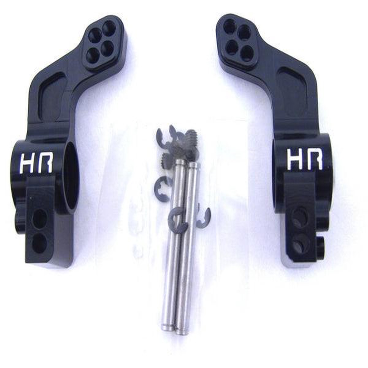Hot Racing Black Aluminum 0 Degree (stock) Rear Stub Axle Carriers Slash Stampede