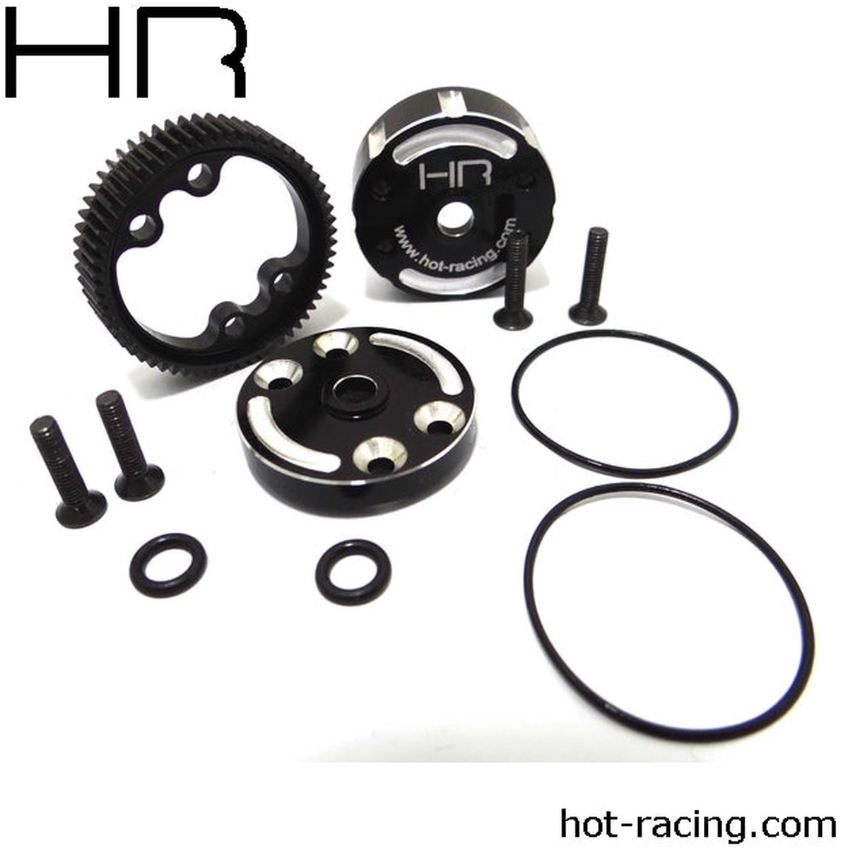 Hot Racing Sealed Aluminum Differential Case for Traxxas 2WD Electric