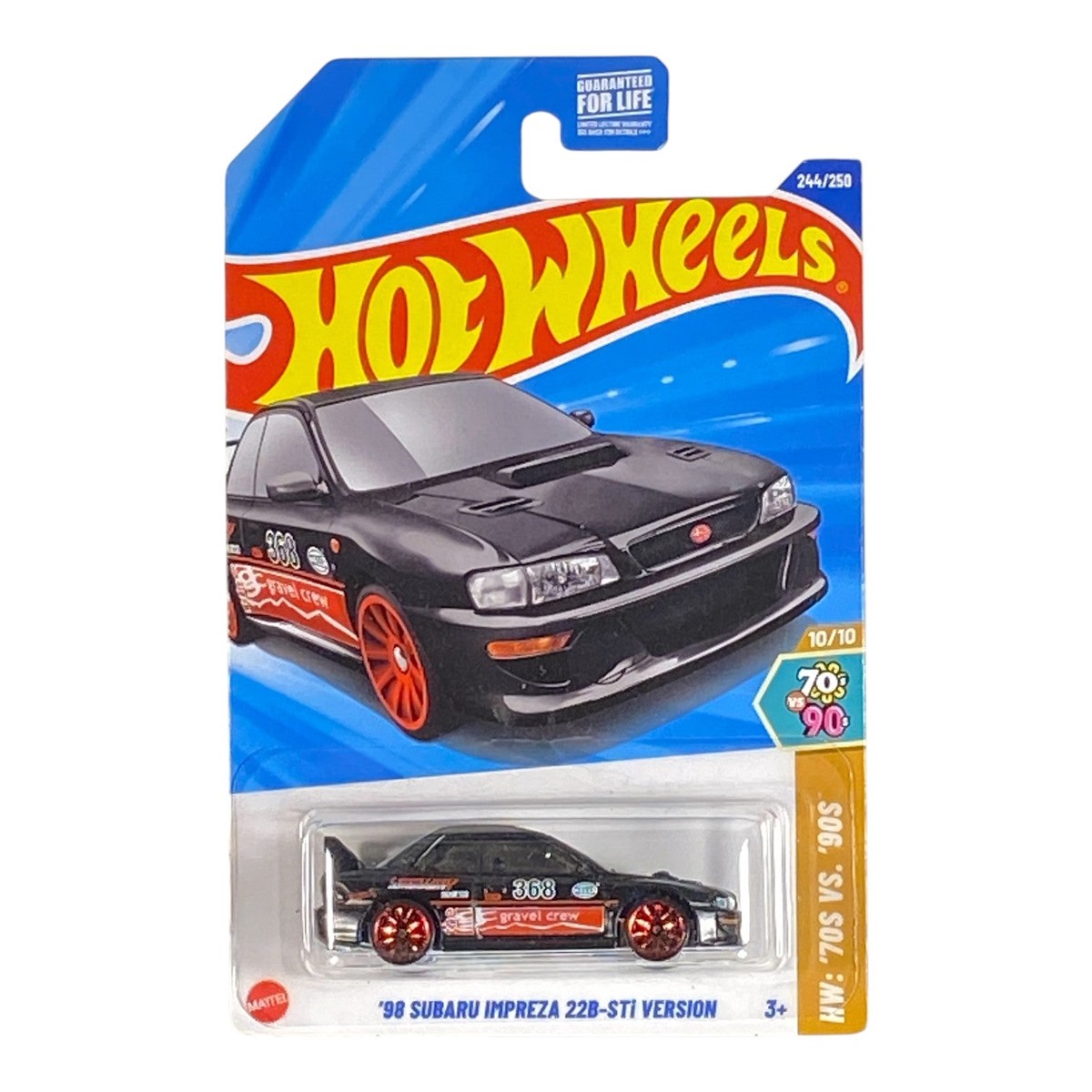 Hot Wheels ’98 Subaru Impreza 22B-STi Version | ’70s VS. ’90s Series 10/10