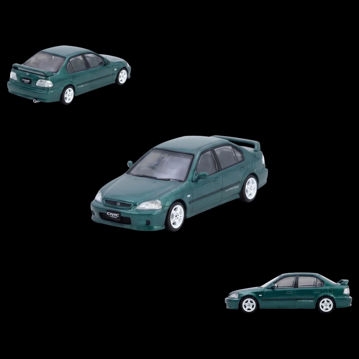 INNO64 Honda Civic Ferio Si EK Green 1:64