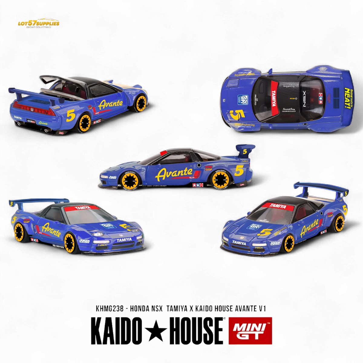 (Pre-Order) KAIDO Honda NSX TAMIYA x Kaido House AVANTE V1 1:64
