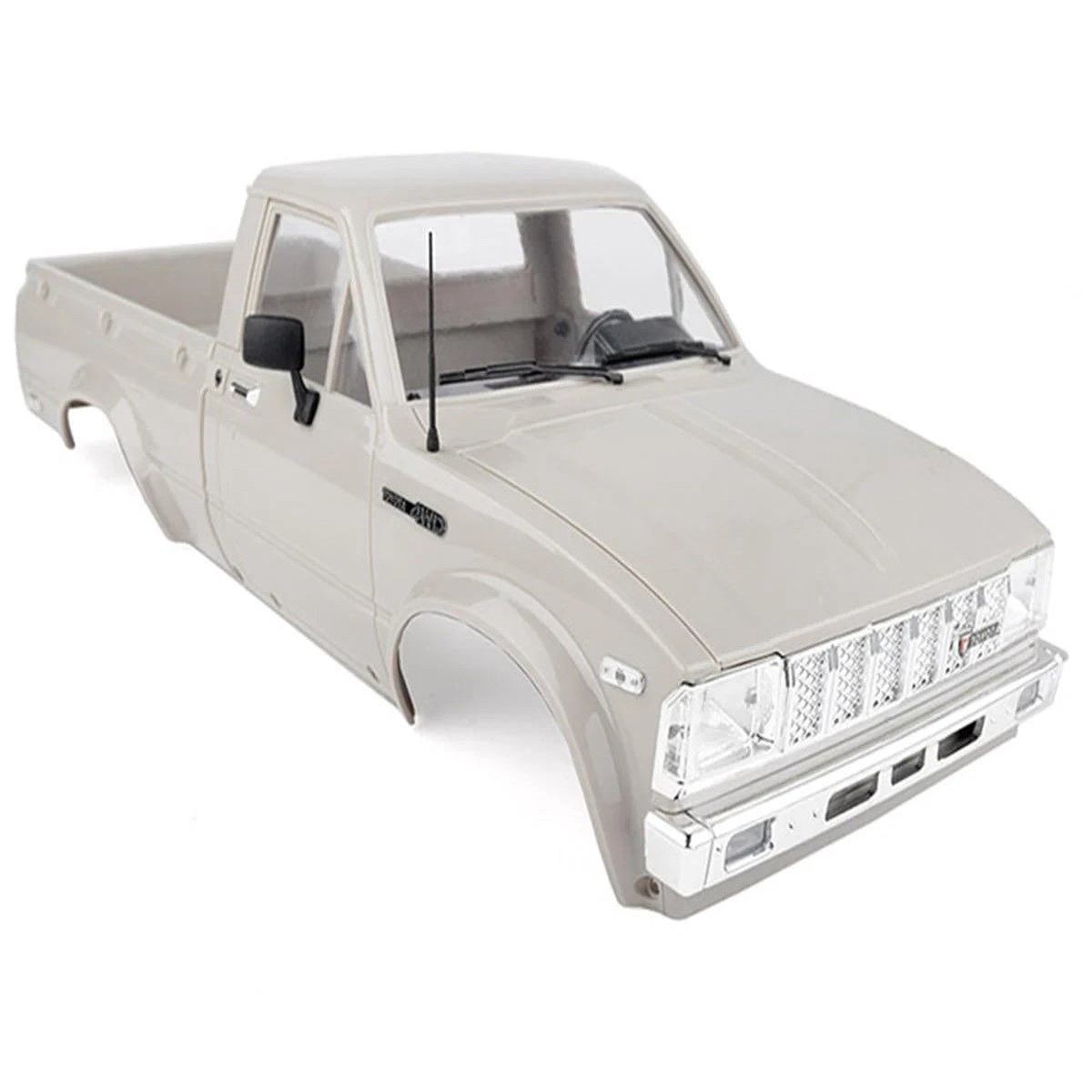 RC4WD RC4ZB0257 Trail Finder 2 1/10 1982 Toyota Pickup Complete Hard Body Set (Primer Grey)