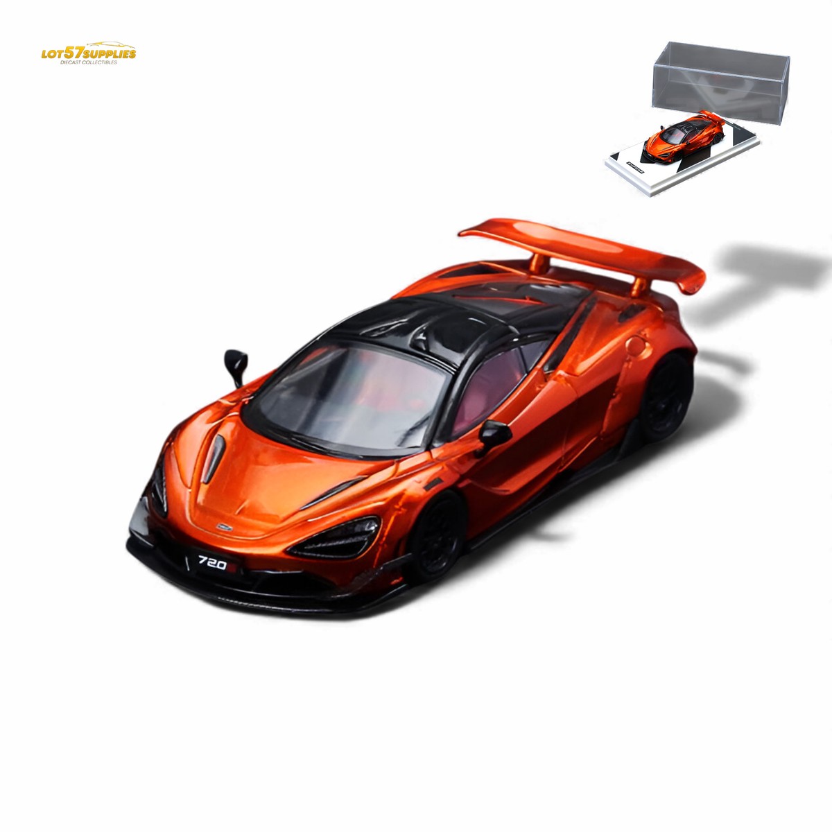 SC McLaren 720S Bright Orange 1:64
