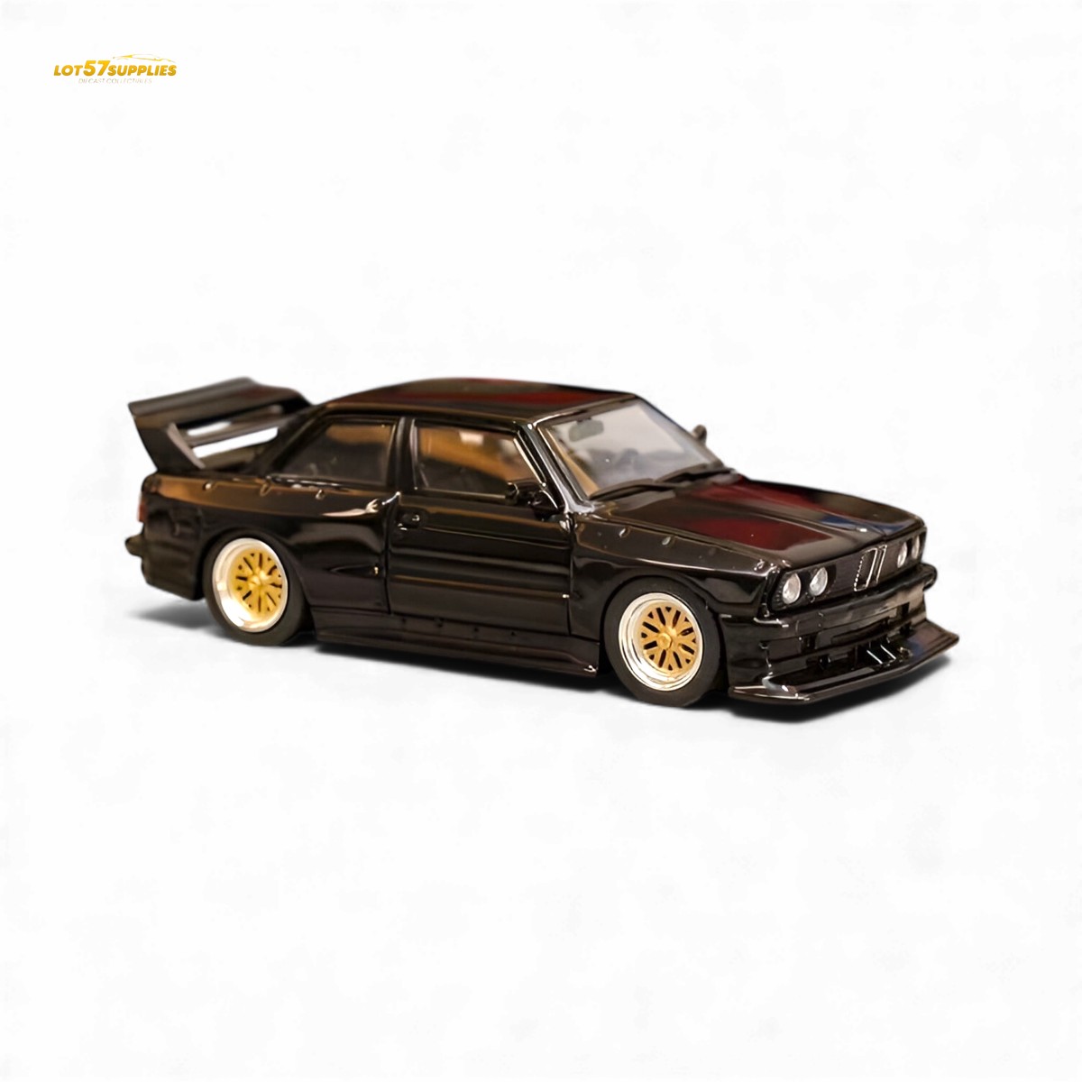 SW BMW E30 M3 LTO Modified – Black 1:64