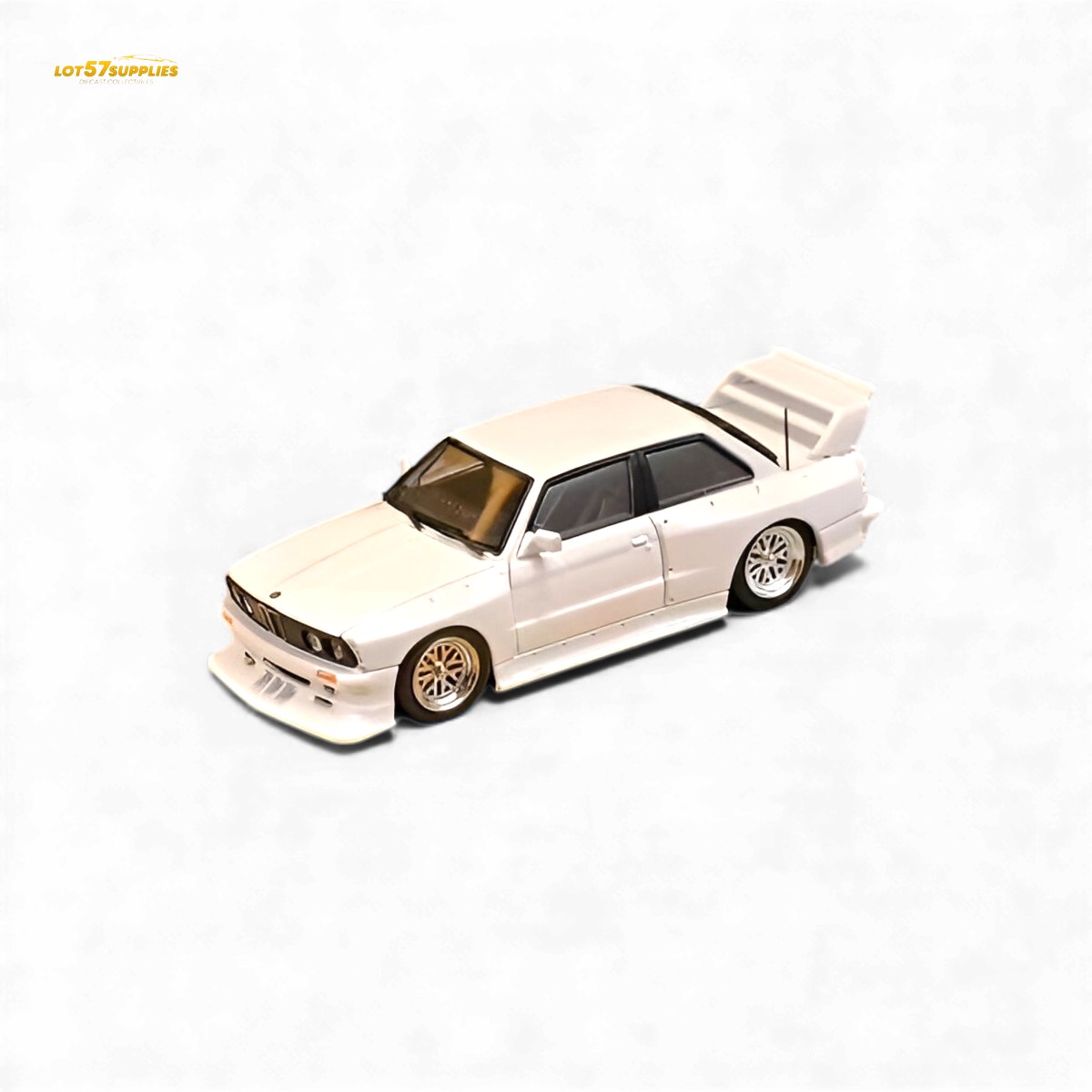 SW BMW E30 M3 LTO Modified – White 1:64