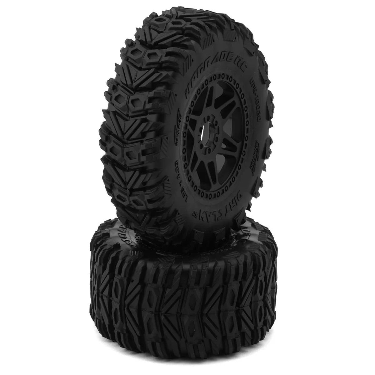 UpGrade RC UPG-10020 Dirt Claw SC 2.2/3.0″ Pre-Mounted BELTED Short Course Truck Tires (2) (17mm/14mm/12mm Hex)