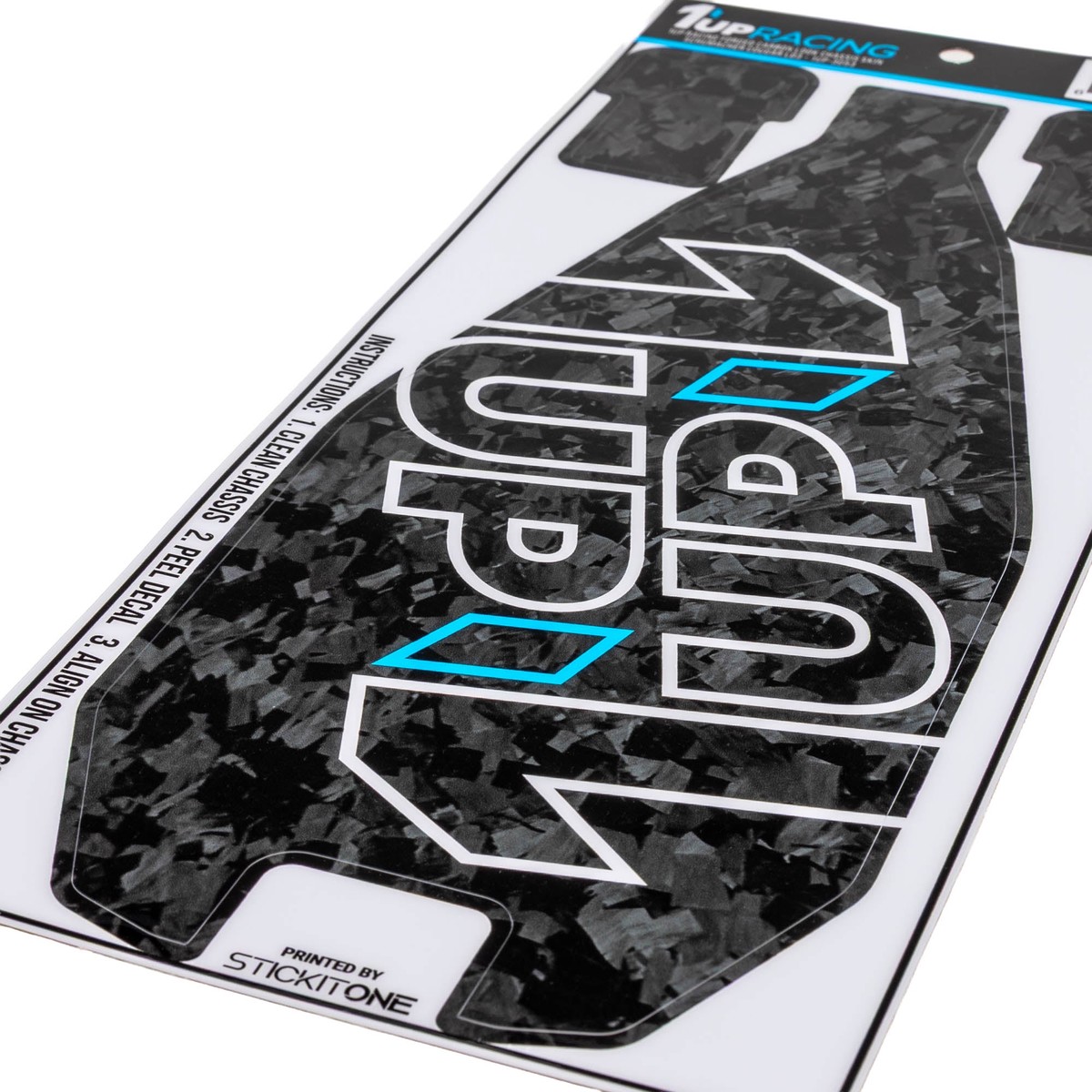1up Racing Forged Carbon Look Chassis Skin – Schumacher Cougar LD3