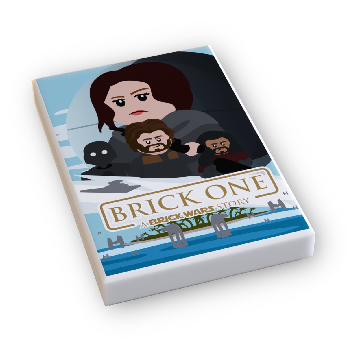 Brick One: A Brick Wars Story Movie Tile Cover (2×3 Tile)