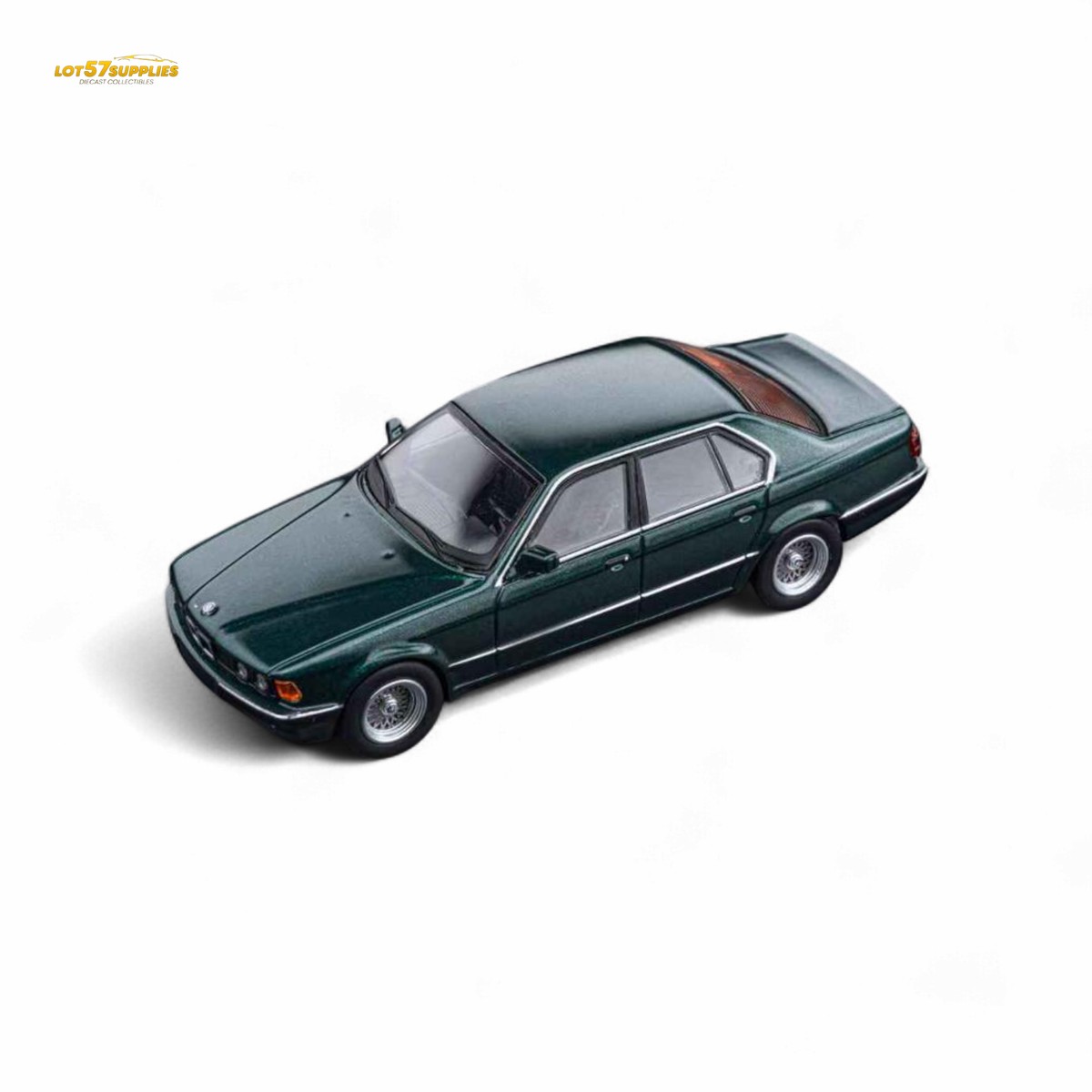 DCM BMW E32 7-Series Sedan Oxford Metallic Green 1:64