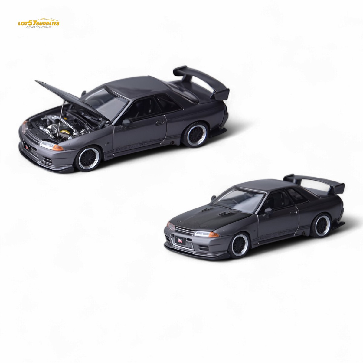 Focal Horizon Skyline GT-R R32 Top Secret Modified Grey 1:64