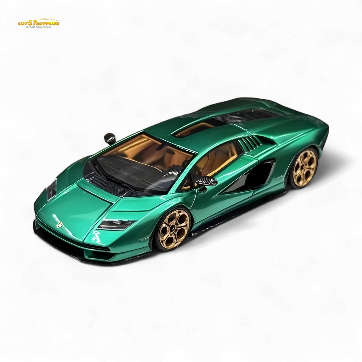 FuelMe Model Lamborghini Countach LPI 800-4 Verde Arbete 1:64