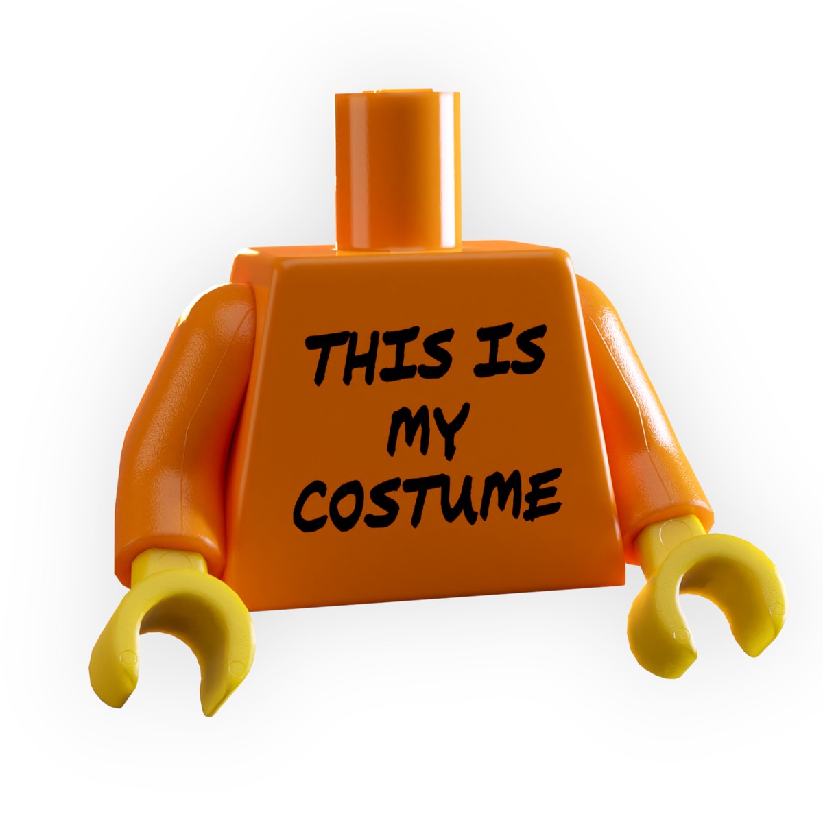 Halloween This is My Costume Minifig Torso