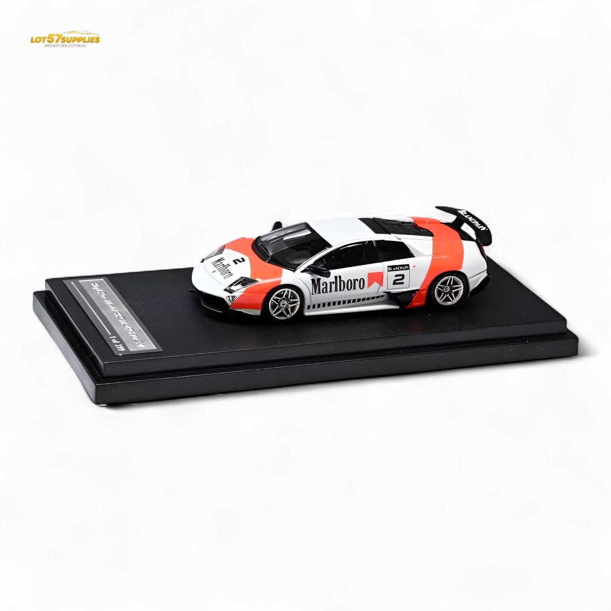 High Rev Model Murcielago LP670-4 SV Red & White Livery 1:64