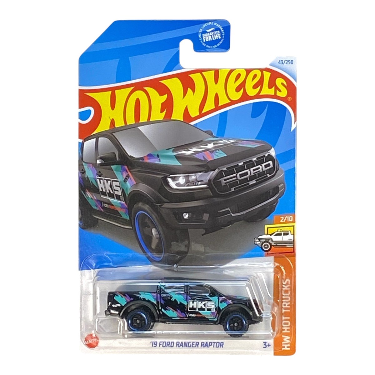 Hot Wheels ’19 Ford Ranger Raptor – Hot Trucks Series 2/10 – Black
