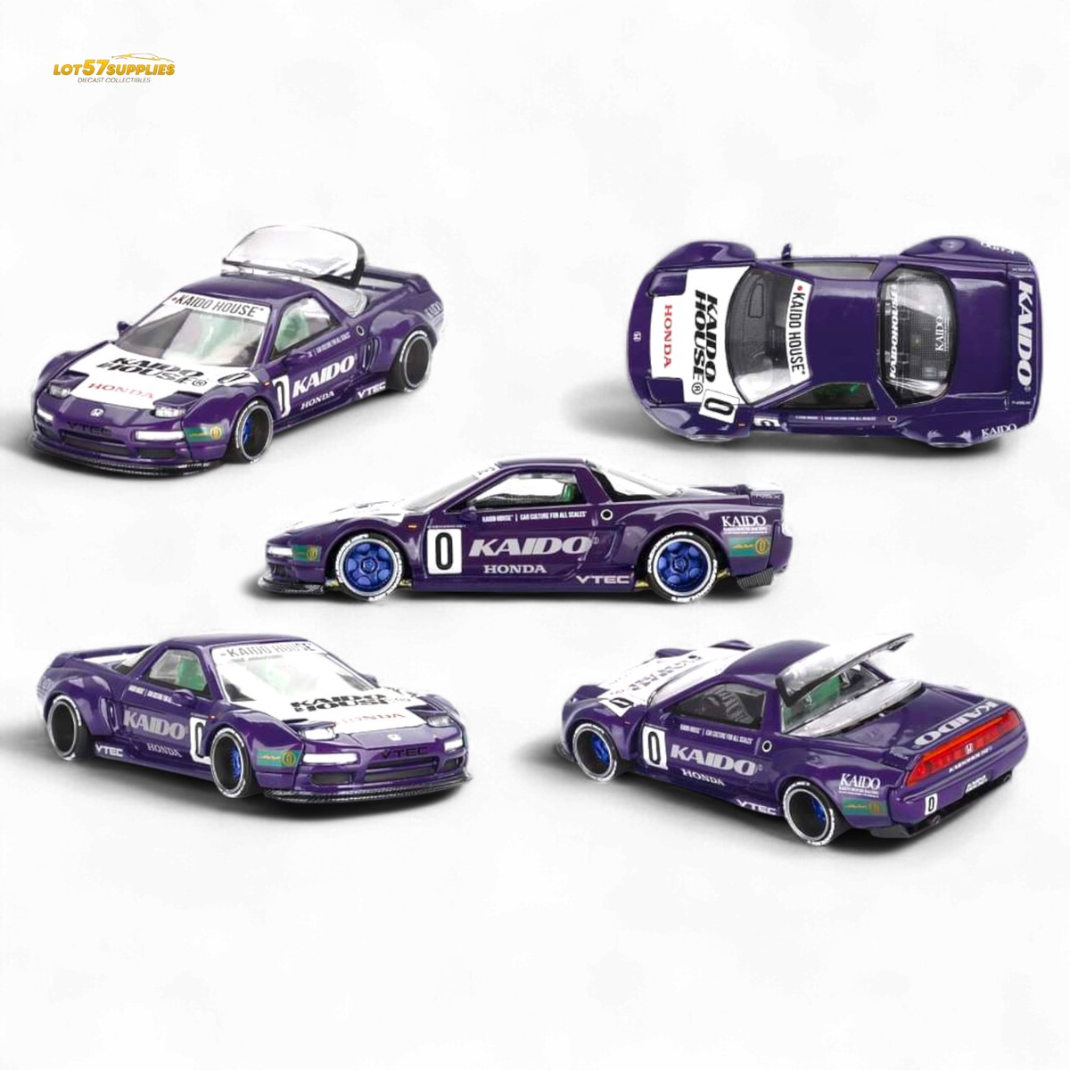 Kaido House Honda NSX Kaido Racing V2 Purple 1:64