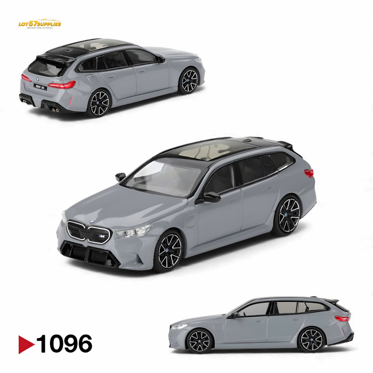 Mini GT BMW M5 Touring Brooklyn Grey Metallic 1:64