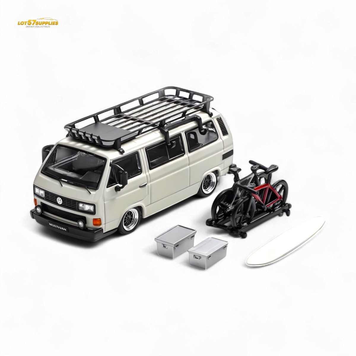 Mortal VW T3 Lowrider White 1:64
