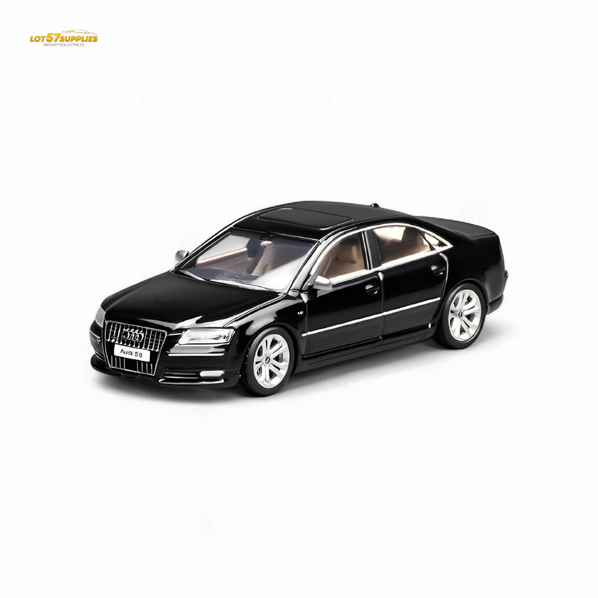 MOTORHELIX Audi S8 D3 Brilliant Black 1:64