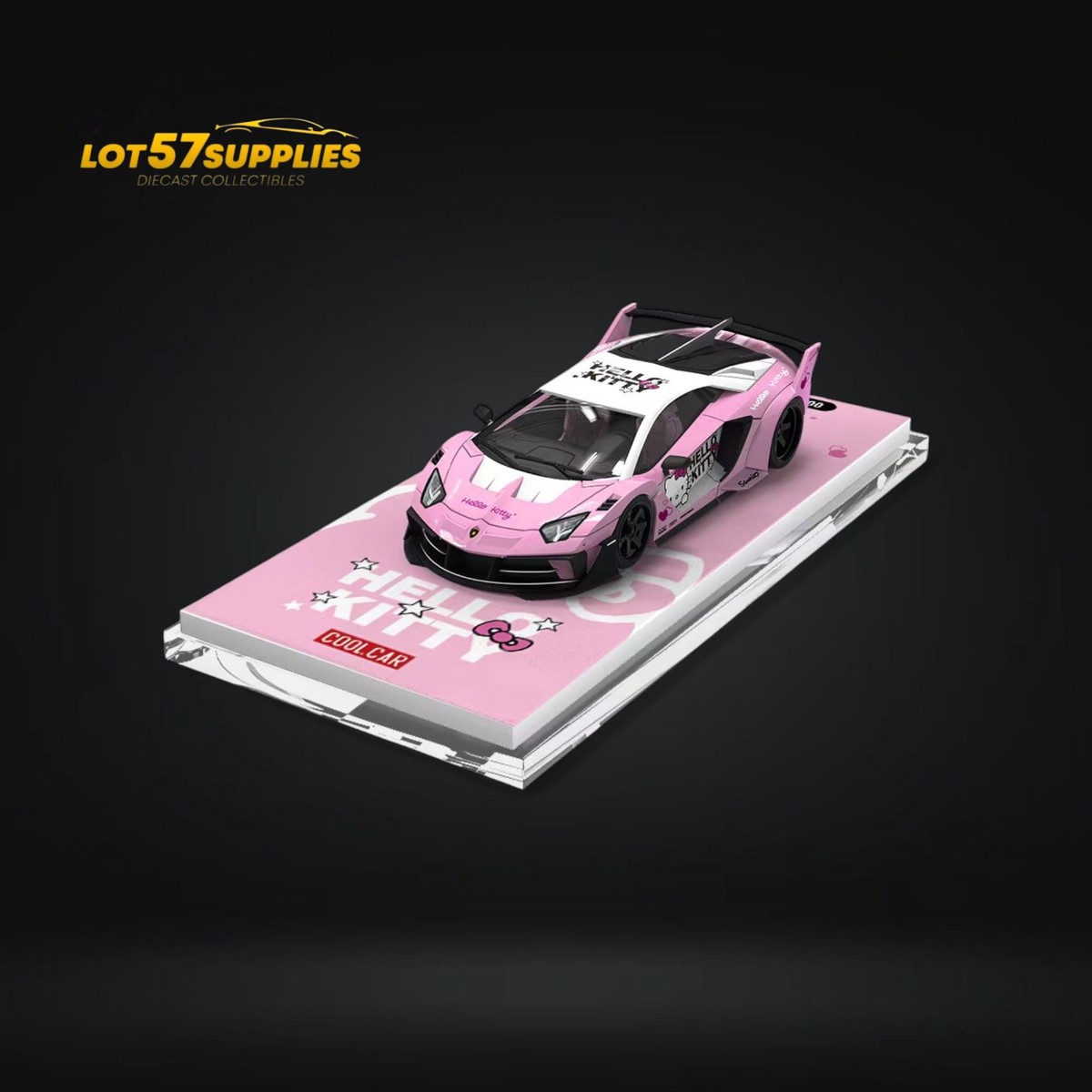 (Pre-Order) Cool Car Lamborghini GT EVO Light Pink 1:64