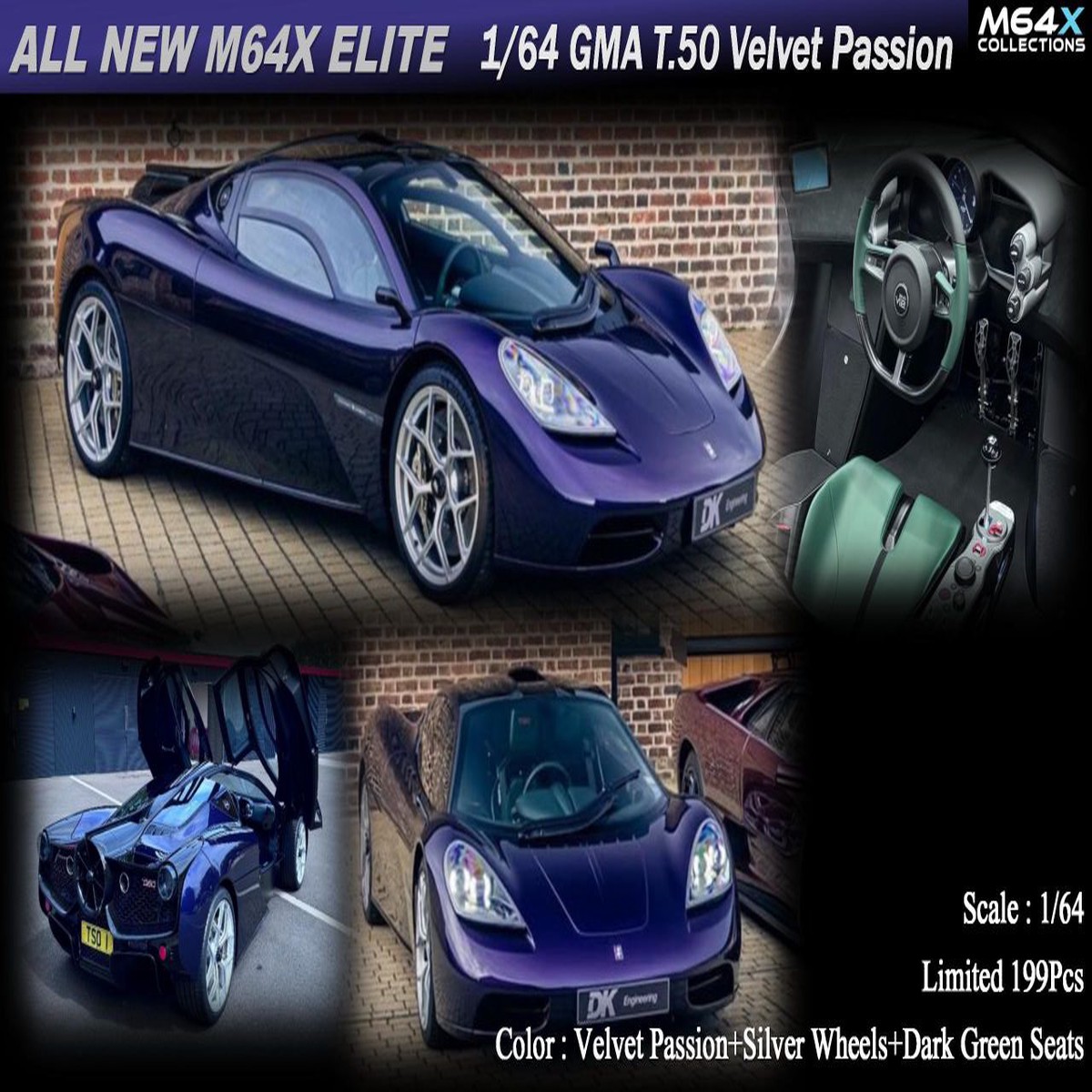 (Pre-Order) M64X GMA T.50 Velvet Passion 1:64