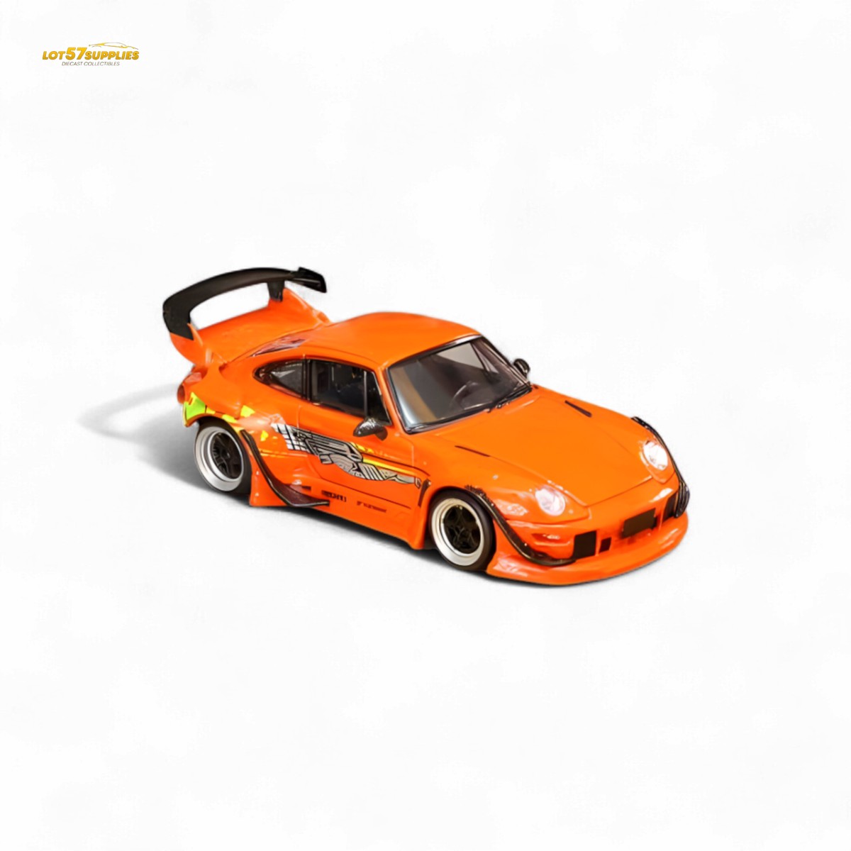 SW RWB Porsche 993 Orange 1:64