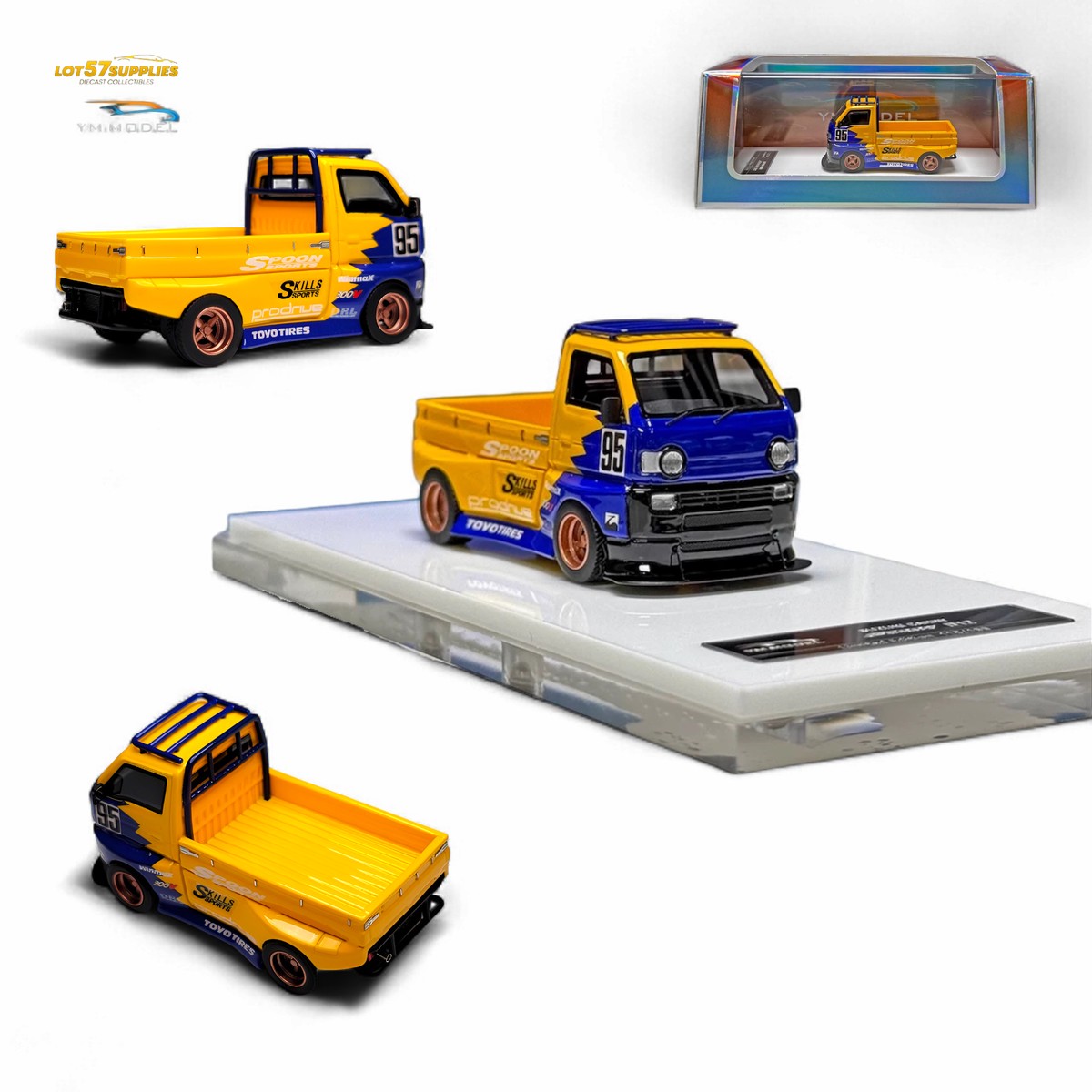 YM Model Suzuki Carry D12 Widebody 1:64