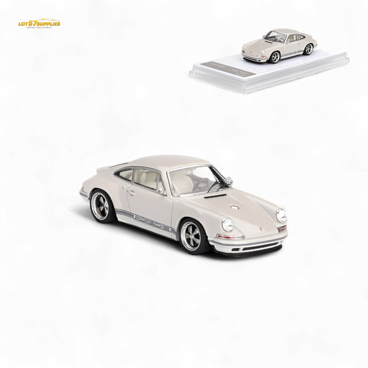 Zincit Model Singer Coupe Creamy Apricot 1:64