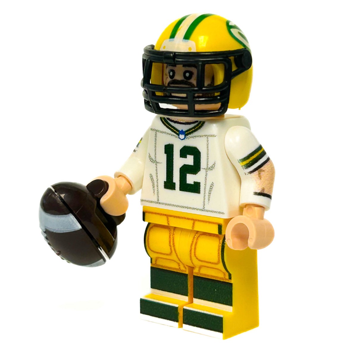 #12 QB Green Bay Football Player Minifig