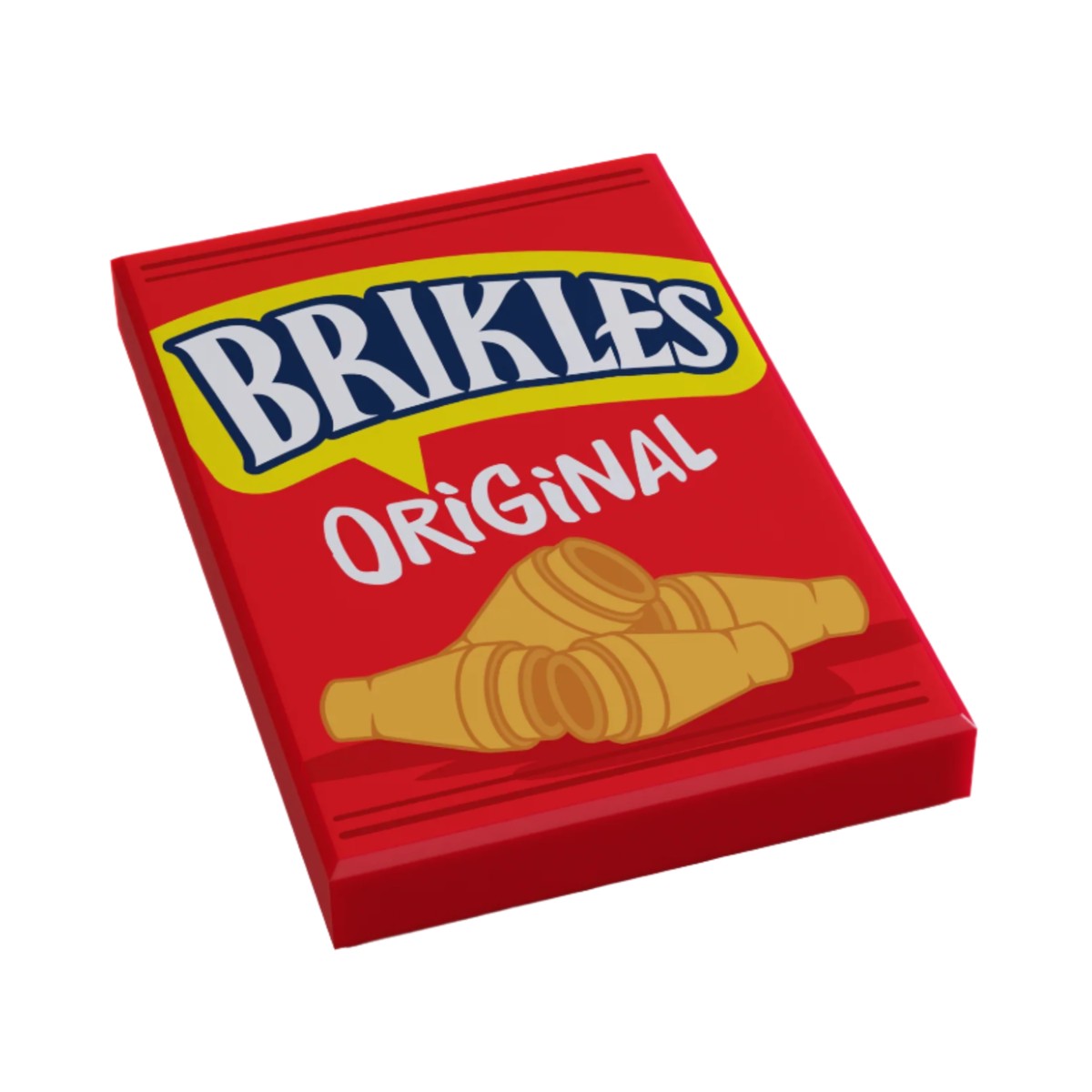 Brickles Minifig Snack (2×3 Tile)