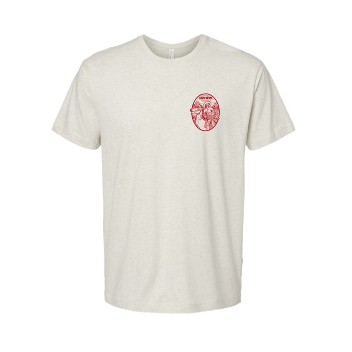 Cowboy Men’s T-Shirt – Red & Natural Heather