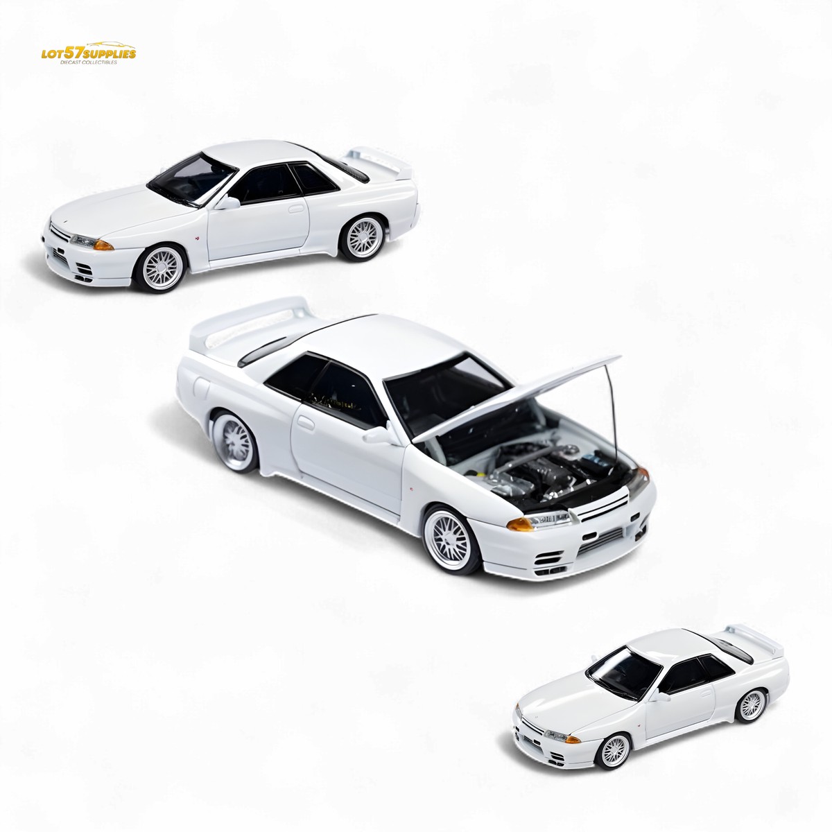 Focal Horizon Nissan Skyline GT-R R32 Nismo S-Tune Version White 1:64