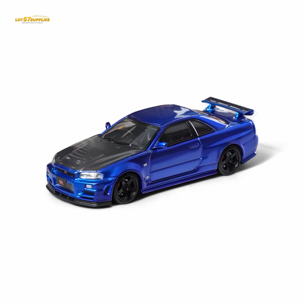 Fuji Skyline R34 GT-R Nismo Z-Tune – Bayside Blue 1:64