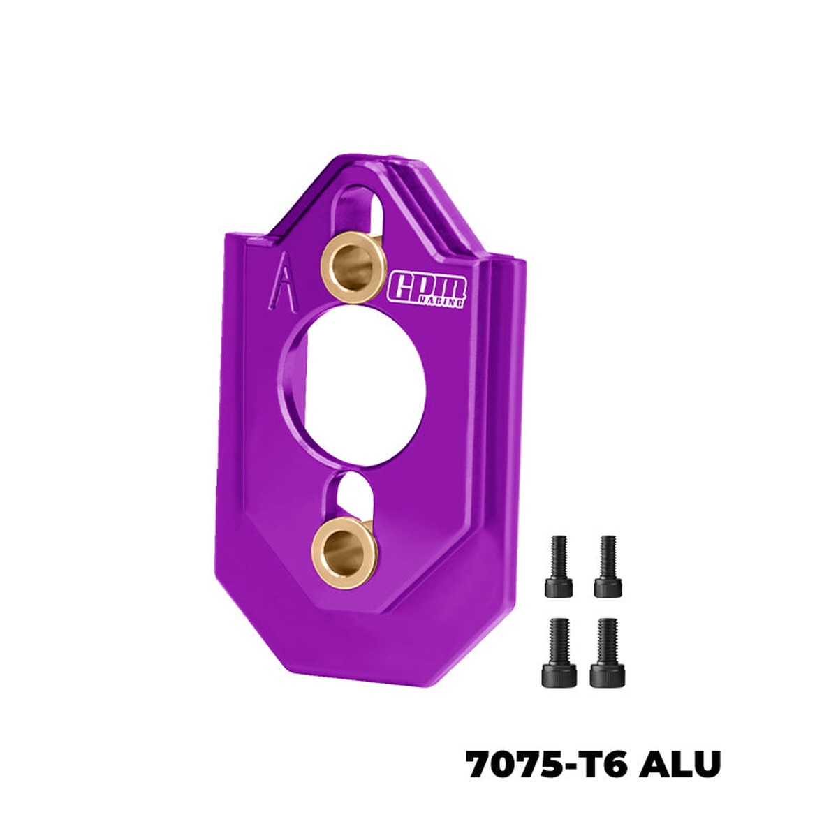 GPM RACING,ARRMA-QUAKE GROM 7075-T6 ALLOY ADJUSTABLE MOTOR MOUNT MQM018
