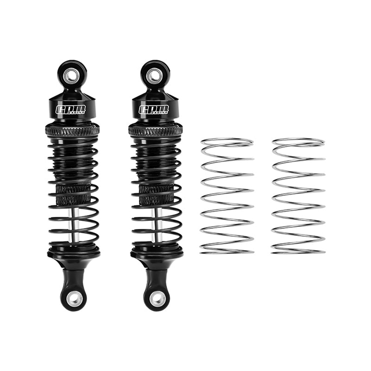 GPM RACING,TAMIYA-DT04 RC FIGHTER NXGEN 6061-T6 ALLOY FRONT ADJUSTABLE SPRING SHOCK ABSORBER 70MM DT4070F