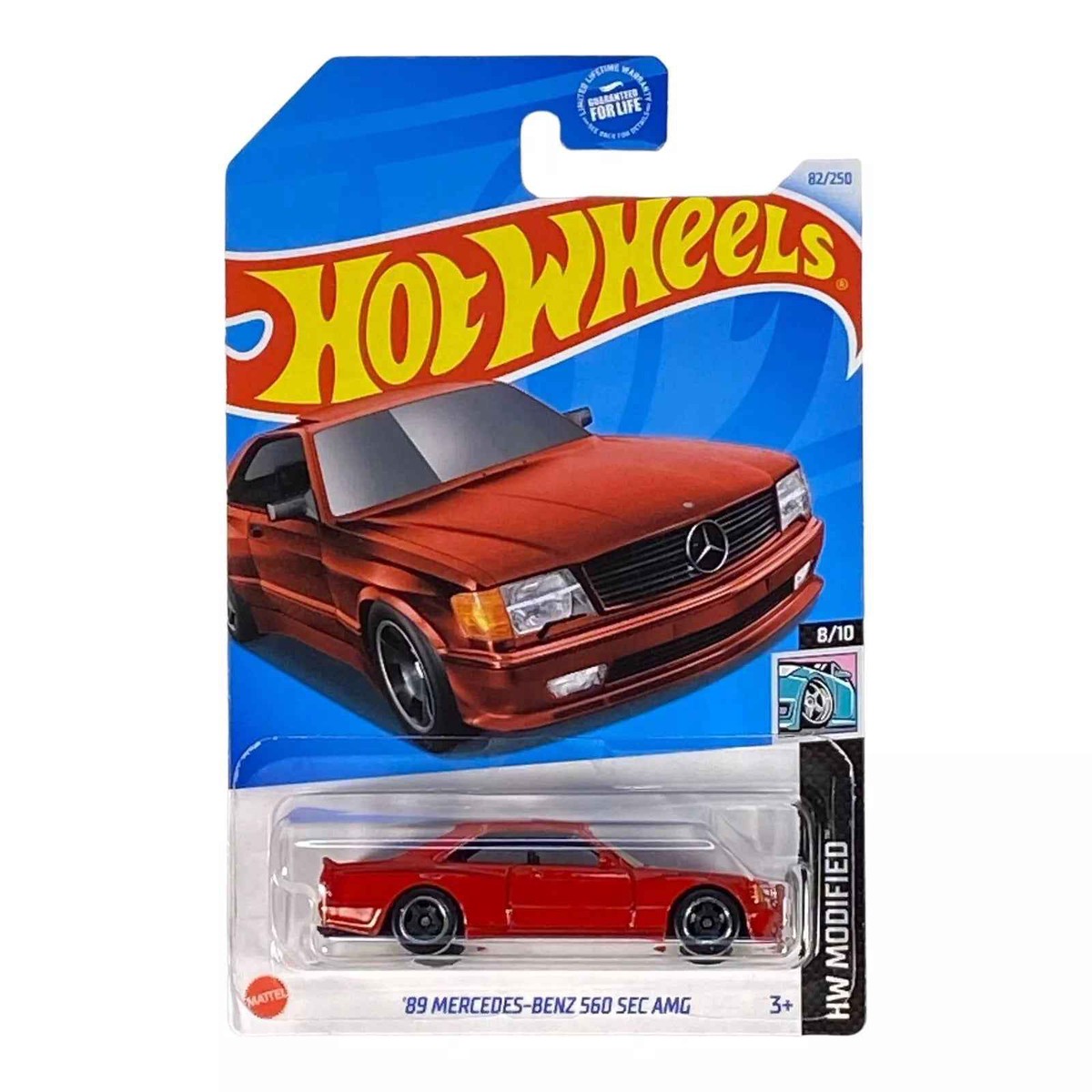 Hot Wheels ’89 Mercedes-Benz 560 SEC AMG – Modified Series 8/10