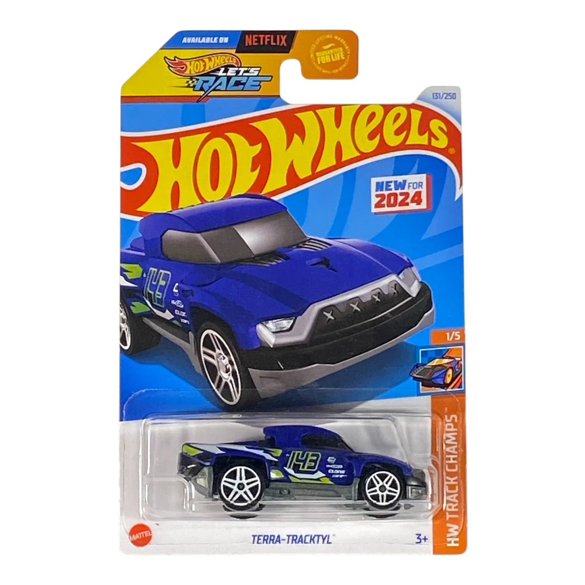 Hot Wheels Terra-Tracktyl (Blue) – HW Track Champs Series 1/5