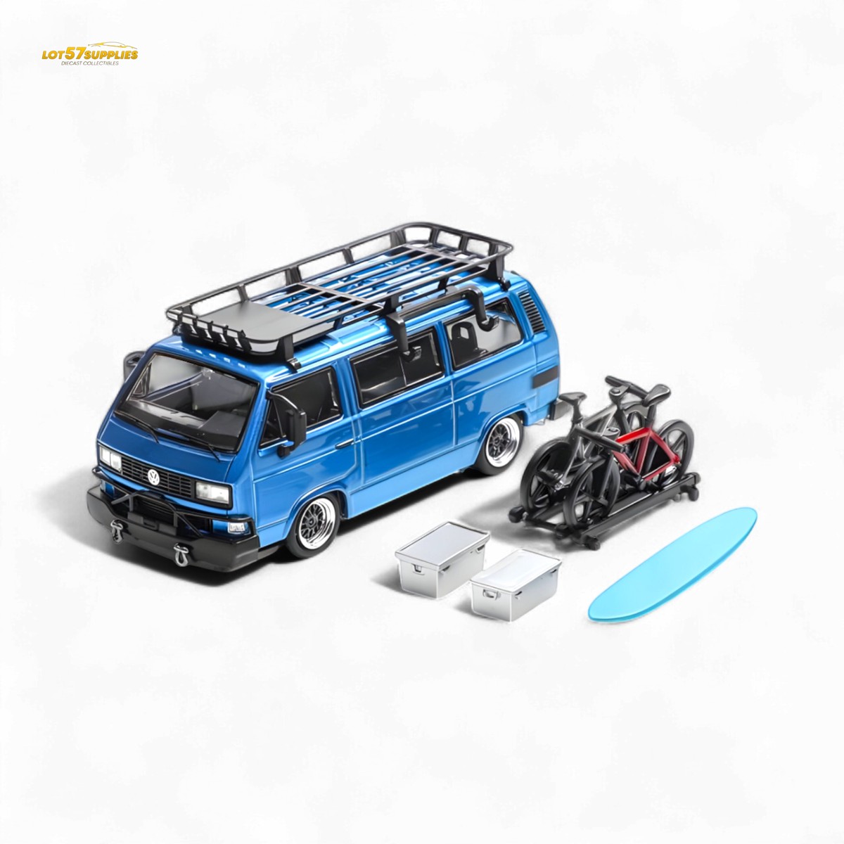 Mortal VW T3 Lowrider Blue 1:64