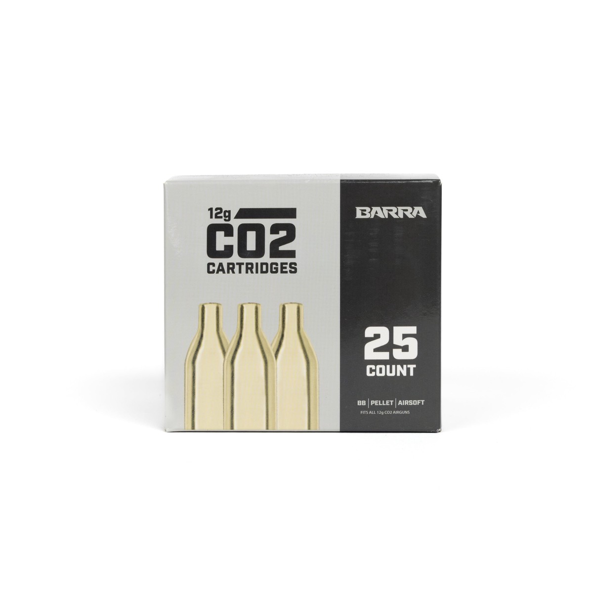 12 Gram CO2 Cartridges – 25 Count