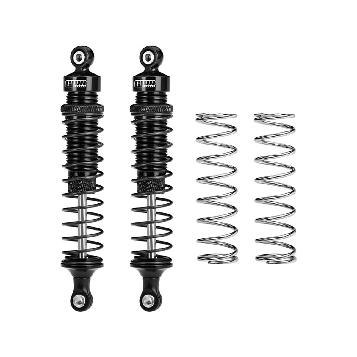 GPM RACING,TAMIYA-DT04 RC FIGHTER NXGEN 6061-T6 ALLOY REAR ADJUSTABLE SPRING SHOCK ABSORBER 95MM DT4095R